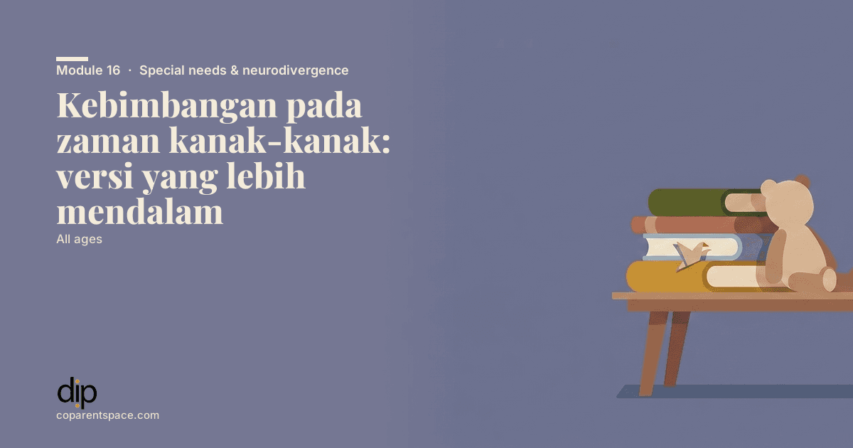 Kebimbangan pada zaman kanak-kanak: versi yang lebih mendalam