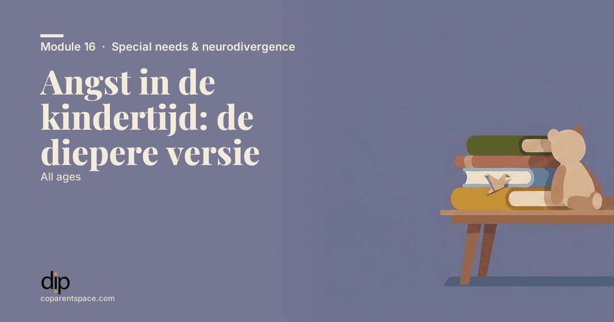 Angst in de kindertijd: de diepere versie