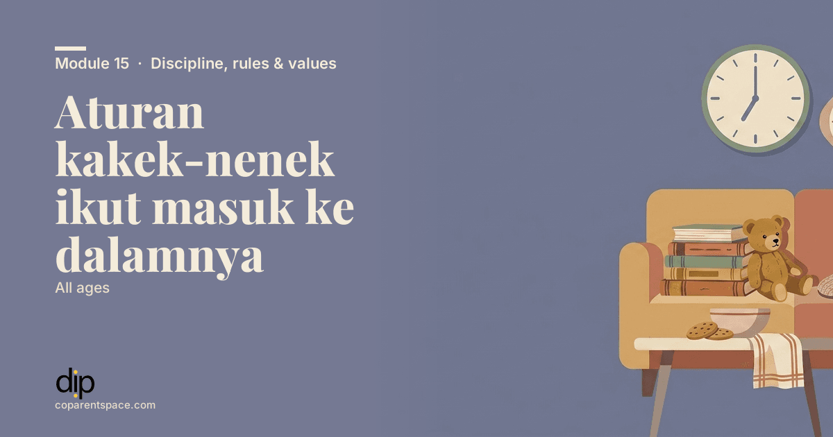 Aturan kakek-nenek ikut masuk ke dalamnya