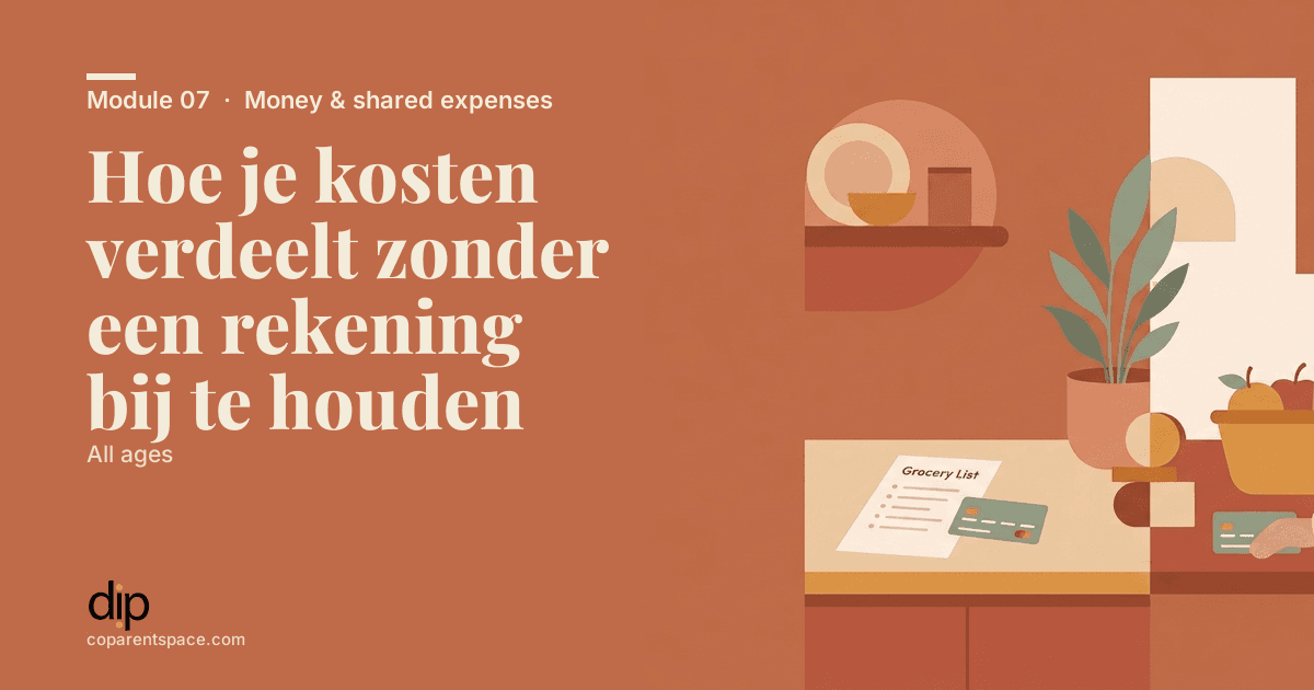 Hoe je kosten verdeelt zonder een rekening bij te houden