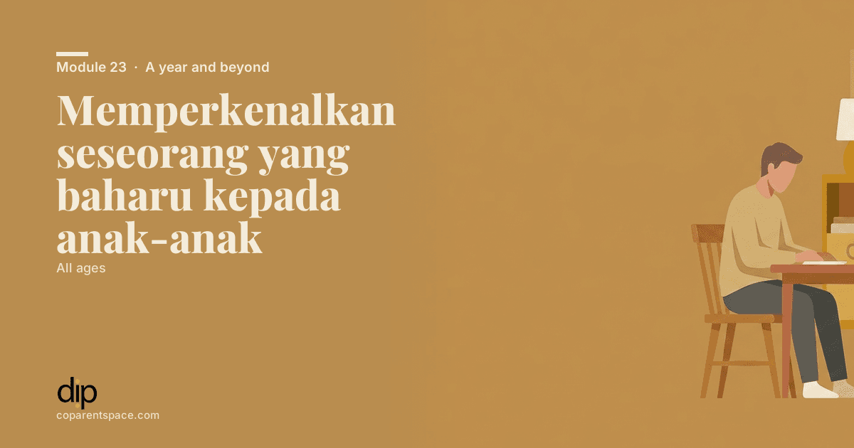 Memperkenalkan seseorang yang baharu kepada anak-anak
