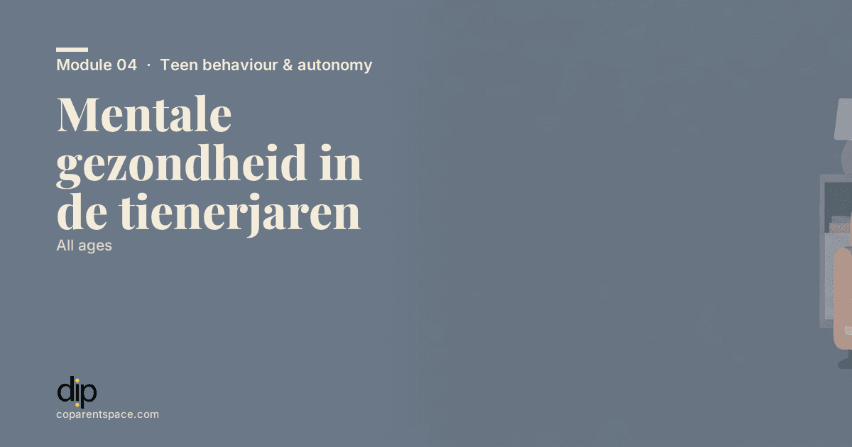 Mentale gezondheid in de tienerjaren