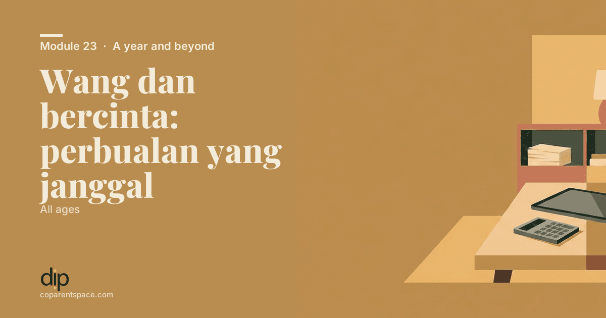 Wang dan bercinta: perbualan yang janggal