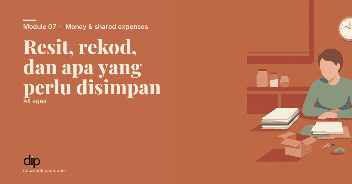 Resit, rekod, dan apa yang perlu disimpan