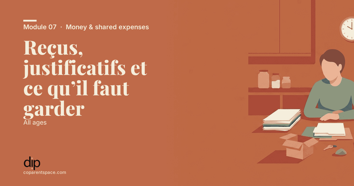 Reçus, justificatifs et ce qu’il faut garder