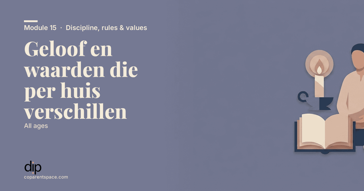 Geloof en waarden die per huis verschillen