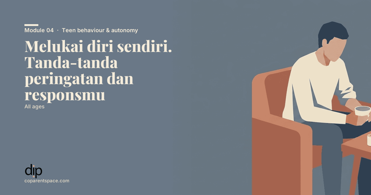Melukai diri sendiri. Tanda-tanda peringatan dan responsmu