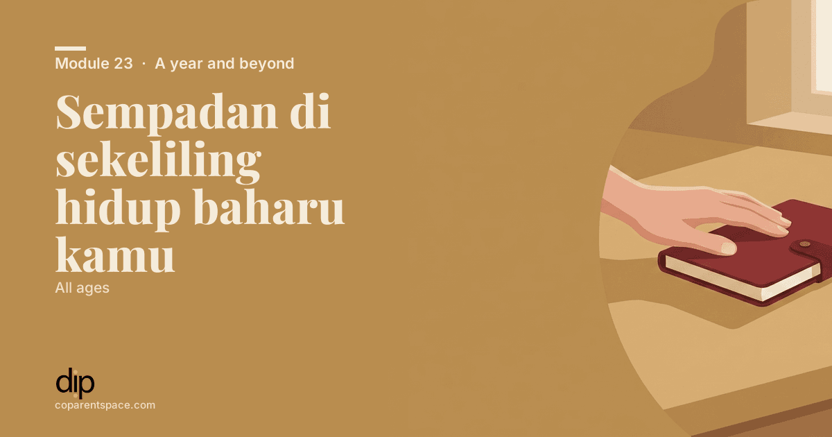 Sempadan di sekeliling hidup baharu kamu