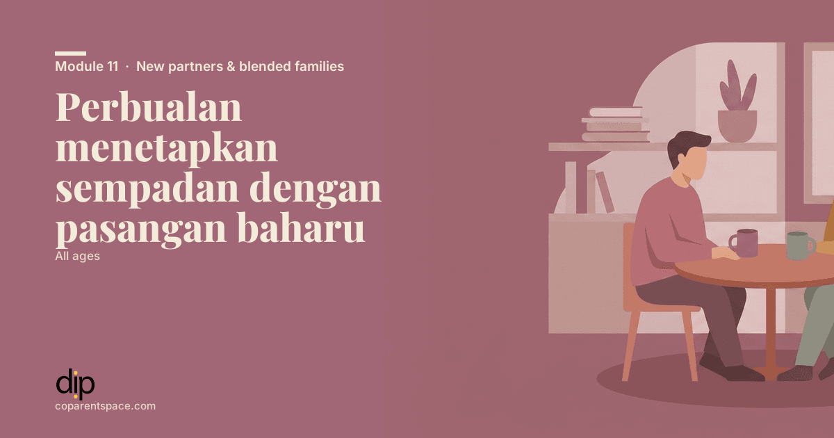 Perbualan menetapkan sempadan dengan pasangan baharu