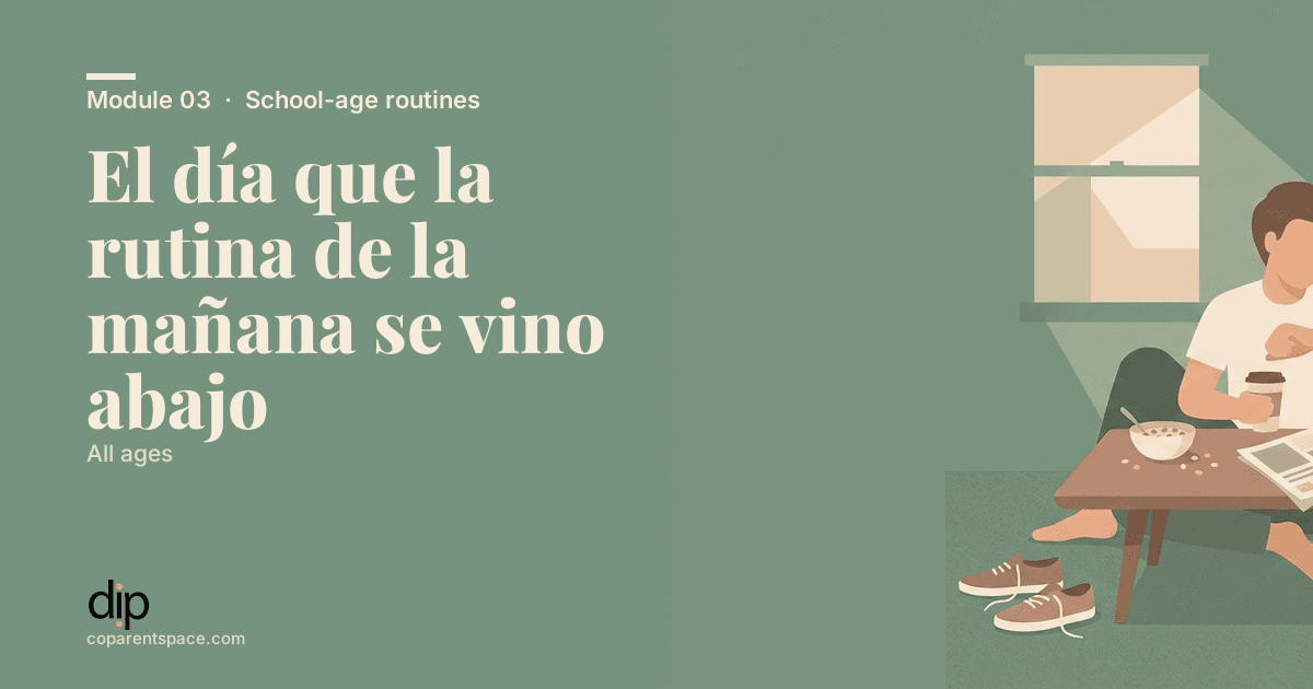 El día que la rutina de la mañana se vino abajo