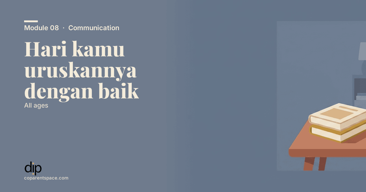 Hari kamu uruskannya dengan baik