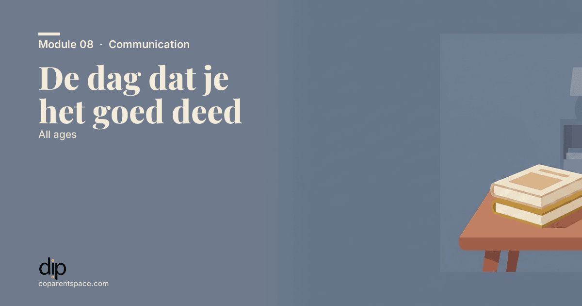 De dag dat je het goed deed