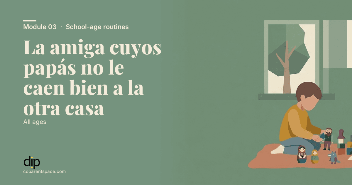 La amiga cuyos papás no le caen bien a la otra casa