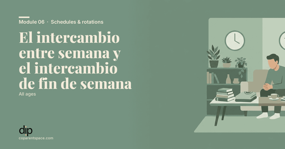 El intercambio entre semana y el intercambio de fin de semana