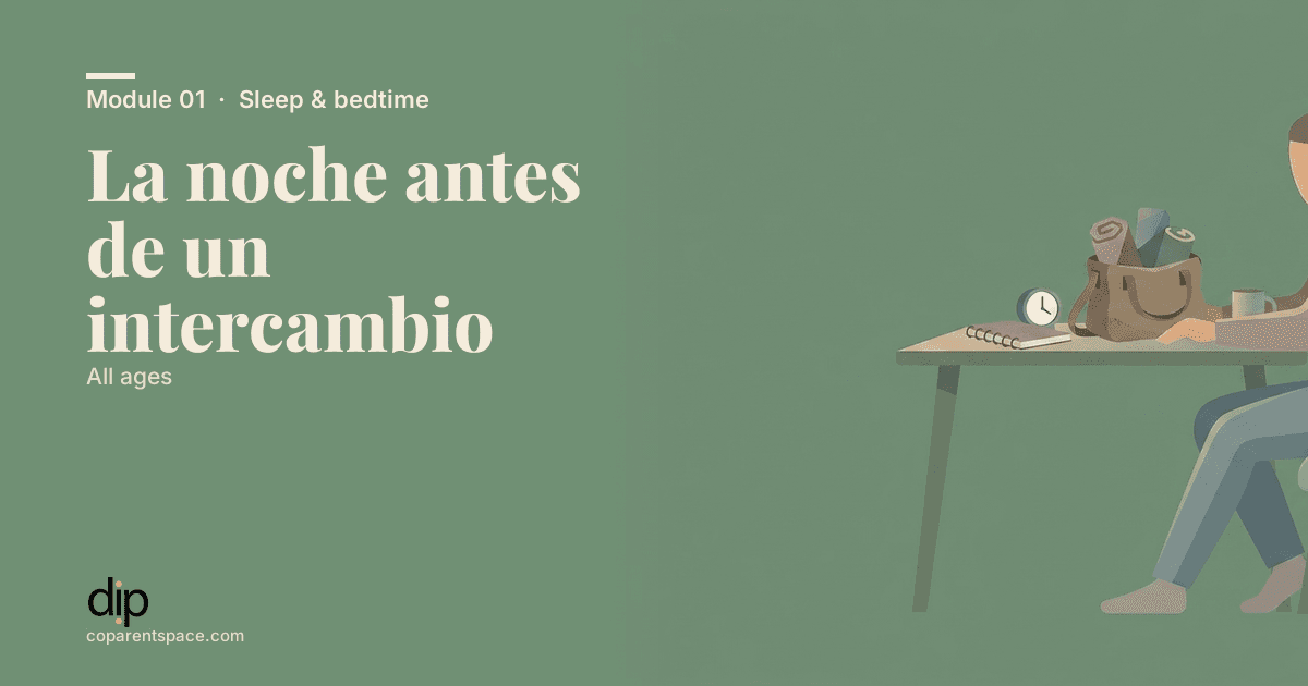 La noche antes de un intercambio