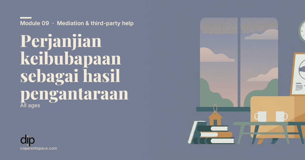 Perjanjian keibubapaan sebagai hasil pengantaraan