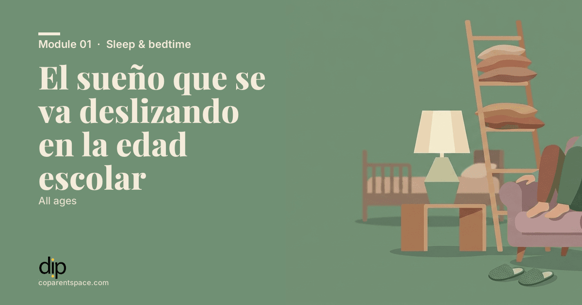 El sueño que se va deslizando en la edad escolar