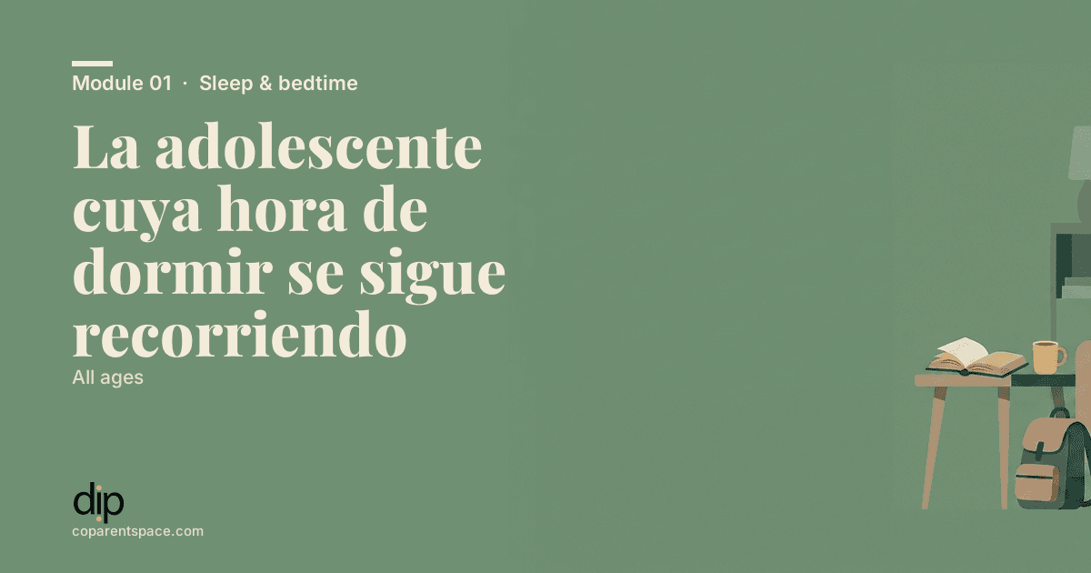 La adolescente cuya hora de dormir se sigue recorriendo