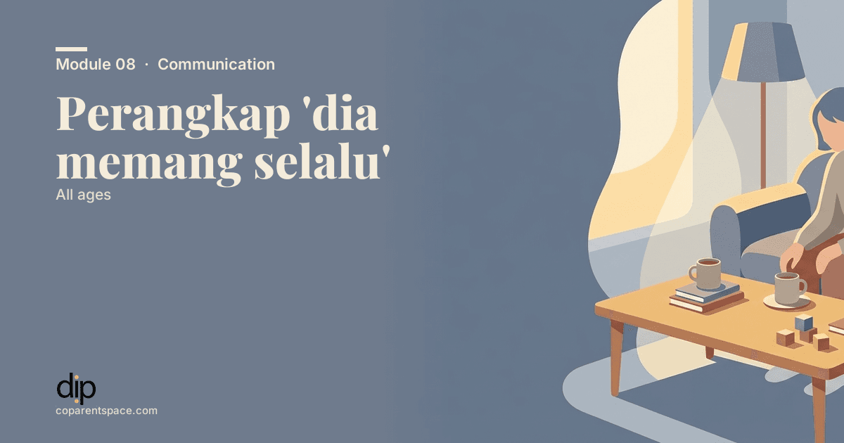 Perangkap 'dia memang selalu'