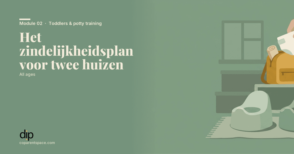 Het zindelijkheidsplan voor twee huizen