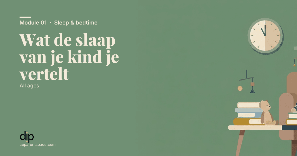 Wat de slaap van je kind je vertelt