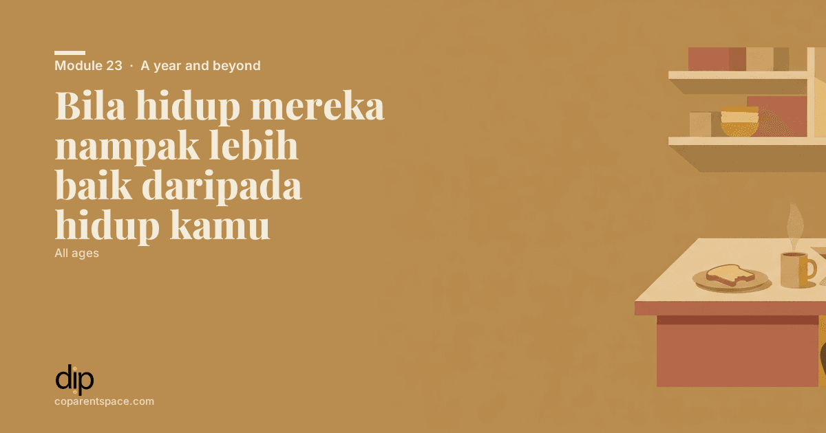 Bila hidup mereka nampak lebih baik daripada hidup kamu