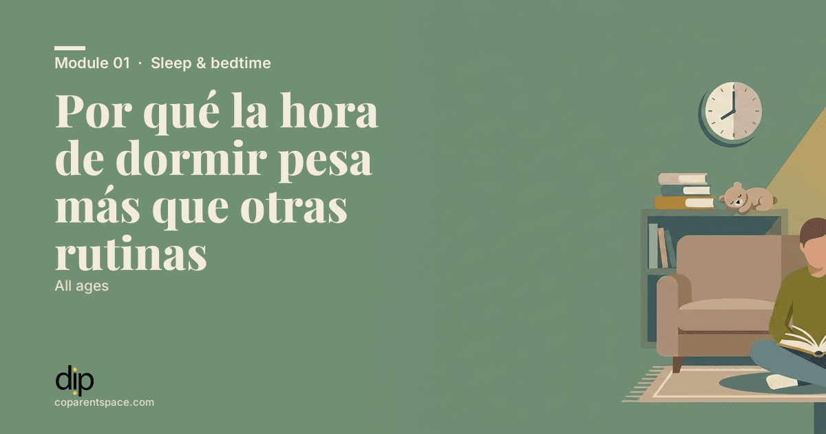 Por qué la hora de dormir pesa más que otras rutinas
