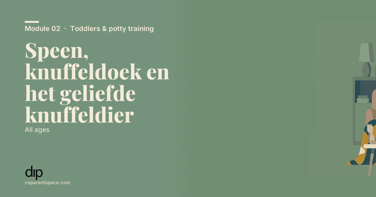 Speen, knuffeldoek en het geliefde knuffeldier