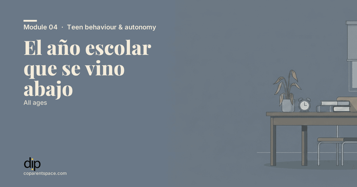 El año escolar que se vino abajo